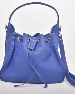 PL - Blue Leather Bag
