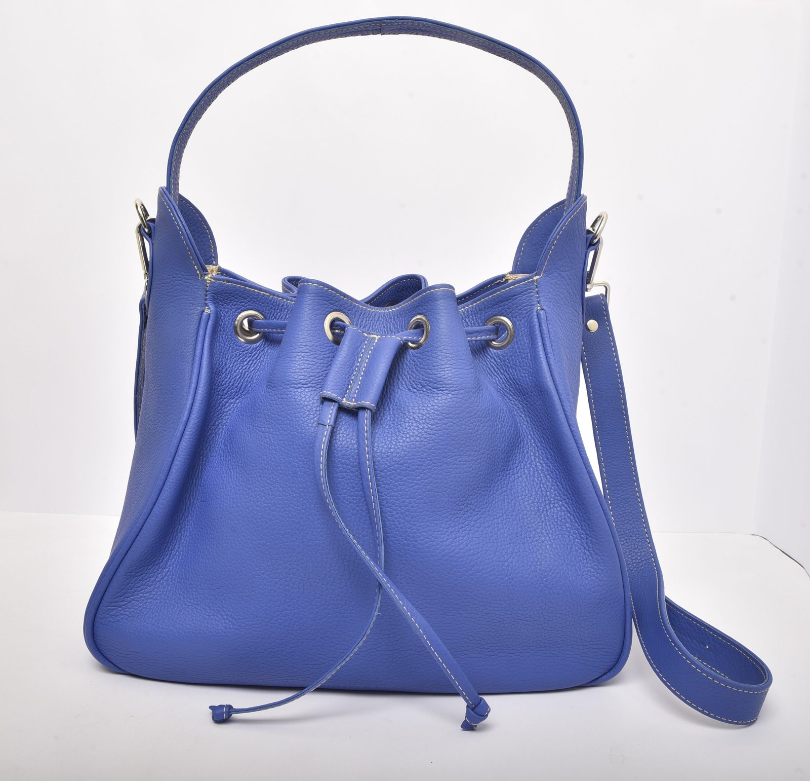 PL - Blue Leather Bag